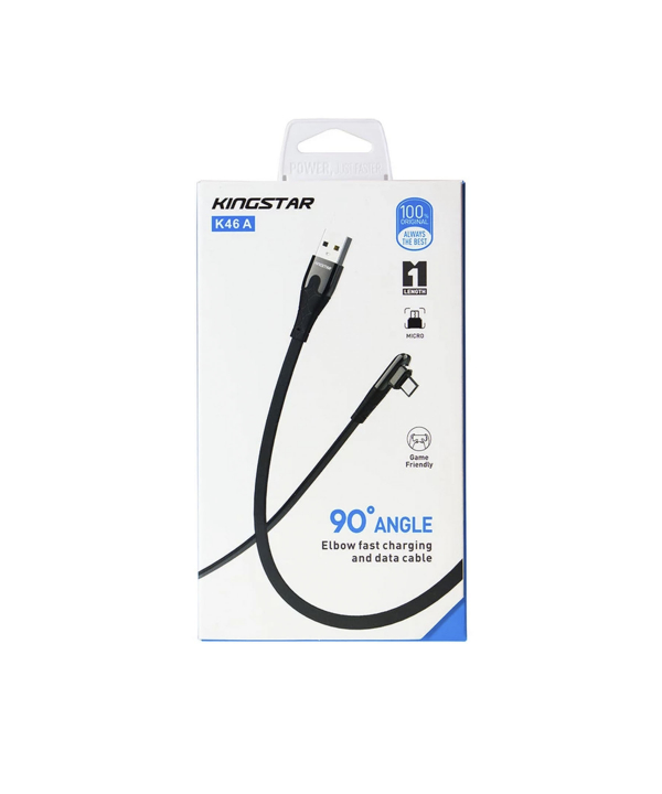 کابل تبدیل USB به microUSB کینگ استار مدل K46A طول 1 متر