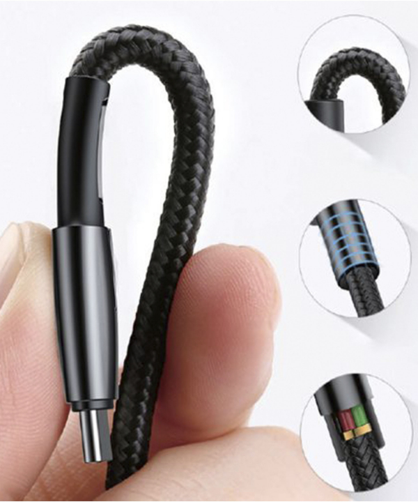 کابل تبدیل USB به USB-C کینگ استار مدل K325 طول 1 متر