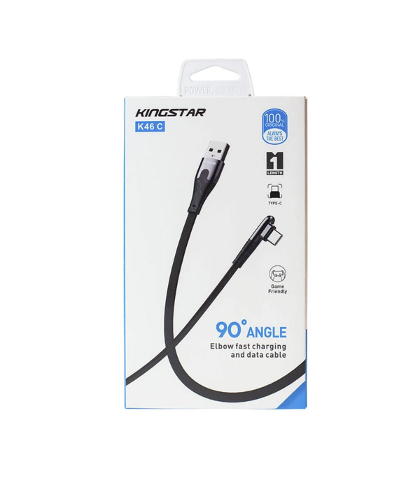 کابل تبدیل USB به USB-C کینگ استار مدل K46C طول 1 متر