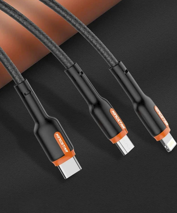 کابل تبدیل USB به microUSB کینگ استار مدل K32A طول 1 متر