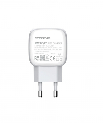 شارژر دیواری 20 وات کینگ استار مدل KW252 PD