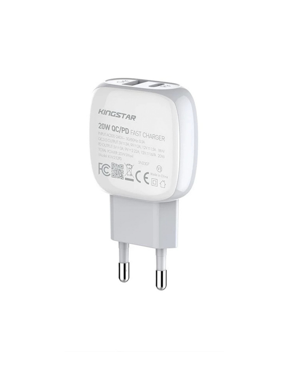 شارژر دیواری 18 وات کینگ استار مدل KW252 PD