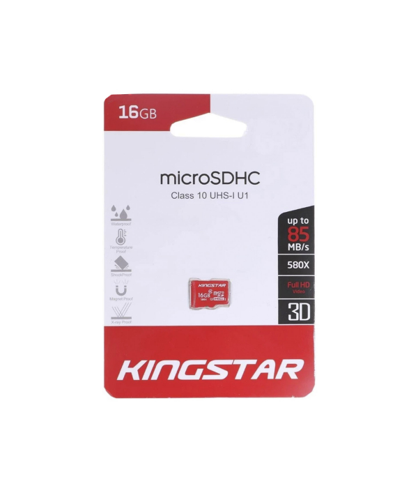 کارت حافظه microSDXC کینگ استار مدل 580X کلاس 10 استاندارد UHS-I U1 سرعت 85MBps ظرفیت 128 گیگابایت