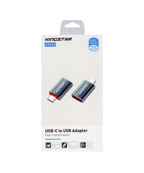 مبدل OTG USB به USB-C کینگ استار مدلKS420