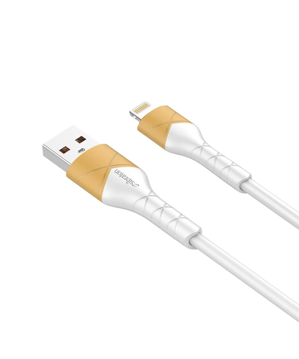 کابل تبدیل USB به لایتنینگ سیبراتون مدل S403I طول 1 متر