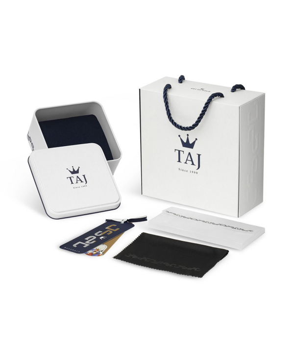 پین ساعت طلا حرف L تاج Taj کد 16525