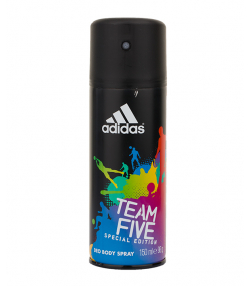 اسپری ضد تعریق مردانه آدیداس Adidas مدل TEAM FIVE حجم 150 میلی لیتر