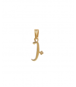 آویز طلا حرف ب تاج Taj کد 26791
