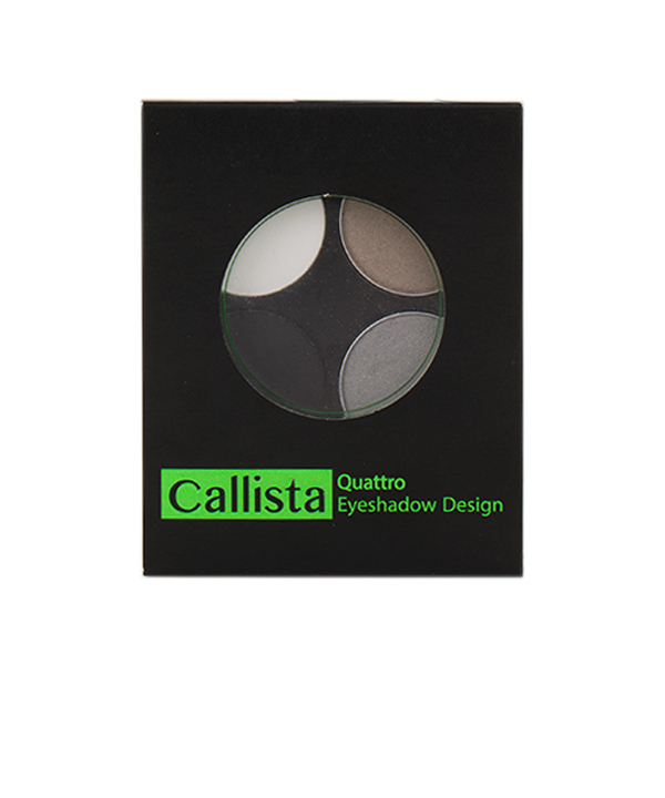 پالت سایه چشم چهار رنگ کالیستا Callista مدل Quattro Eye Design وزن 2.5 گرم