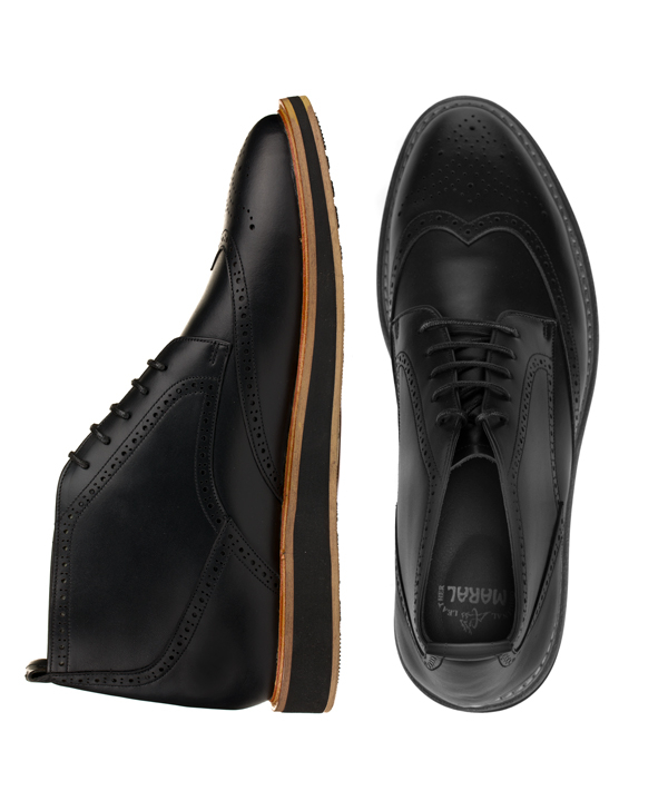 نیم بوت مردانه مارال چرم Maral Leather مدل AZEROOS