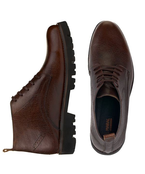 نیم بوت مردانه مارال چرم Maral Leather مدل CM4
