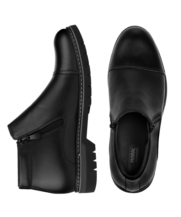 نیم بوت مردانه مارال چرم Maral Leather مدل Alen
