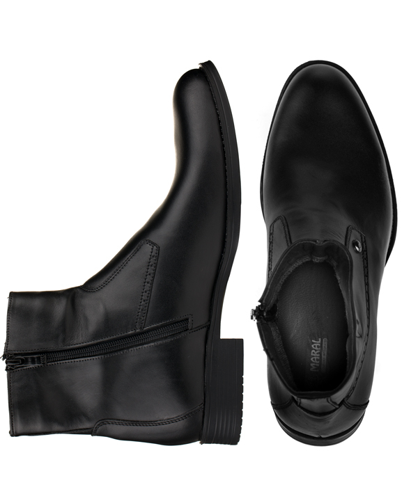 نیم بوت مردانه مارال چرم Maral Leather مدل Karol