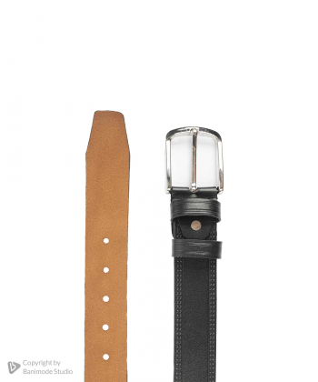 کمربند چرم مصنوعی مردانه بیسراک مدل am-bis-MenBelt-R435-2