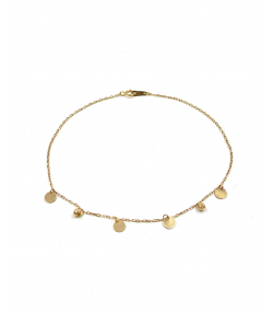 پابند طرح سکه ای هماتیت گلد Hematite Gold کد 131833
