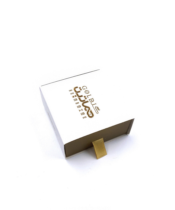 پلاک لیزری پروانه ملودی هماتیت گلد Hematite Gold کد 132068