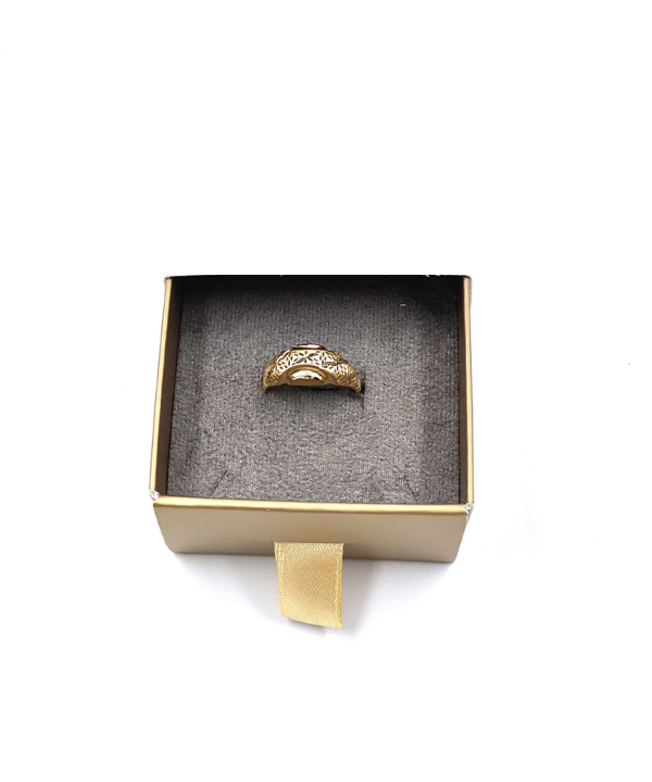انگشتر زنانه هانا هماتیت گلد Hematite Gold کد 132074