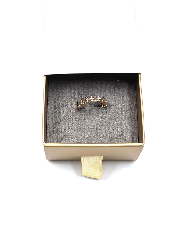 انگشتر مینیمال نازنین هماتیت گلد Hematite Gold کد 132075