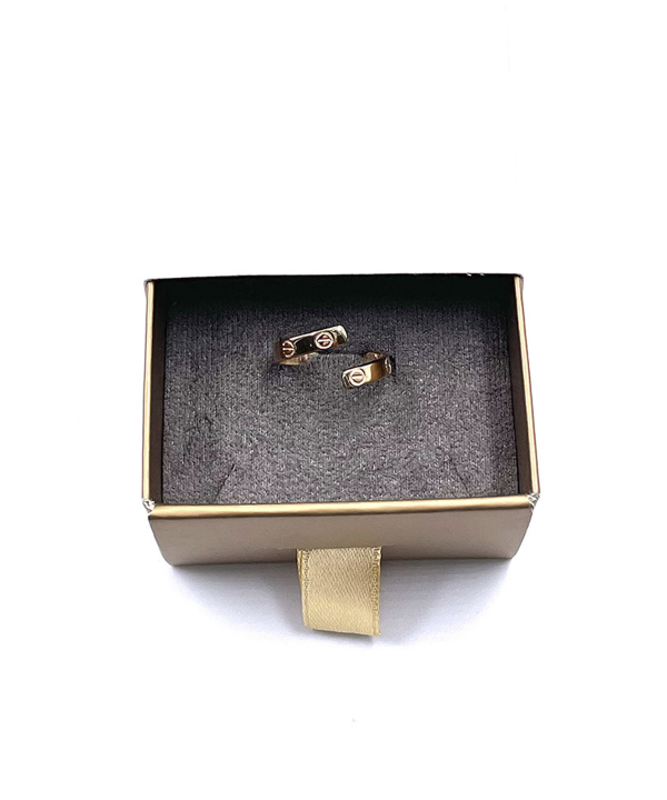 انگشتر مینیمال ونوس هماتیت گلد Hematite Gold کد 132089