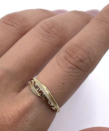 انگشتر آس ترلان هماتیت گلد Hematite Gold کد 132119