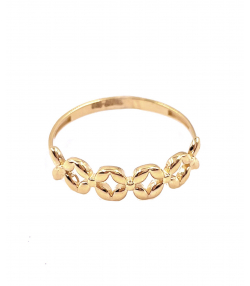 انگشتر مینیمال هرمس هماتیت گلد Hematite Gold کد 132093