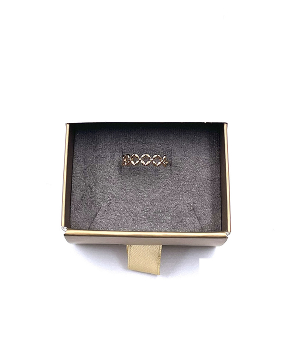 انگشتر مینیمال هرمس هماتیت گلد Hematite Gold کد 132093