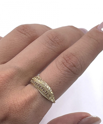 انگشتر آس هرمس هماتیت گلد Hematite Gold کد 132116