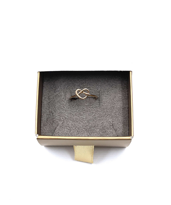 انگشتر مینیمال یاس هماتیت گلد Hematite Gold کد 132106