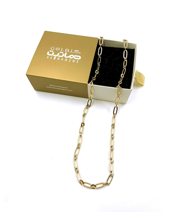 زنجیر لنج دلوین هماتیت گلد Hematite Gold کد 131415