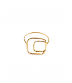 انگشتر مینیمال کیانا هماتیت گلد Hematite Gold کد 131118