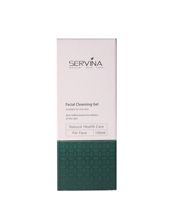 ژل شستشوی صورت سروینا Servina مدل Facial Cleansing Gel حجم 150 میلی لیتر