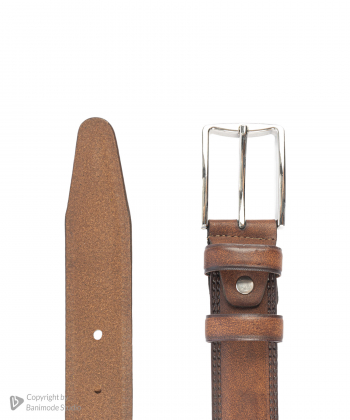 کمربند چرم مصنوعی مردانه بیسراک مدل am-bis-MenBelt-R311