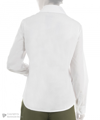 شومیز نخ پنبه و پلی استر زنانه تیارا مدل am-tia-302331763