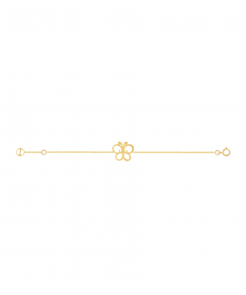 پابند طلا پروانه توخالی پرسته Parasteh کد P62