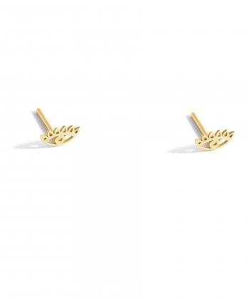 گوشواره طلا چشم مژه دار پرسته Parasteh کد we1324