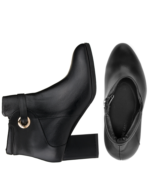 نیم بوت زنانه مارال چرم Maral Leather مدل Santorini