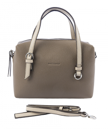 کیف دوشی چرم مصنوعی زنانه باترفلای مدل AM-W0921316BA