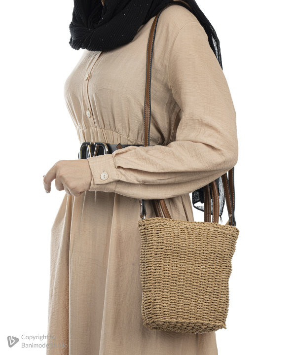 کیف حصیری زنانه نوولاشال Novella Shawl کد 99027