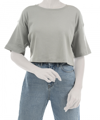 تیشرت آستین کوتاه نخی زنانه اسپرینگ فیلد مدل 202311853