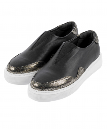 کفش روزمره چرم طبیعی زنانه ژاوا مدل ونس شید