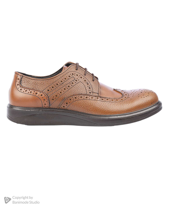 کفش چرم طبیعی مردانه چرم آرا Charmara مدل sh140