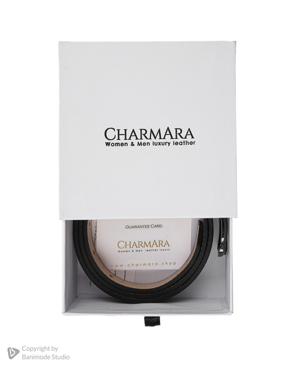 کمربند چرم طبیعی زنانه چرم آرا CharmAra کد wj035