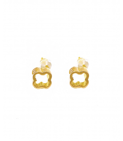 گوشواره فانتزی فریبا هماتیت گلد Hematite Gold کد 1314505