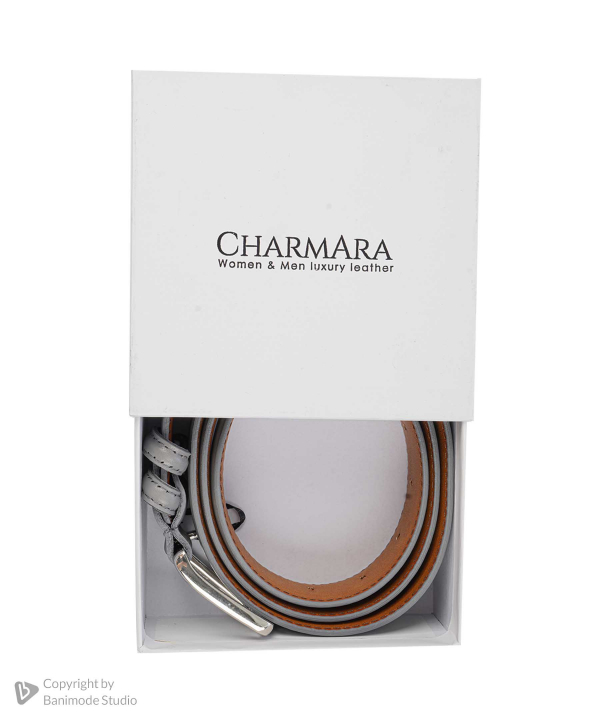 کمربند چرم طبیعی مردانه چرم آرا CharmAra مدل wj009