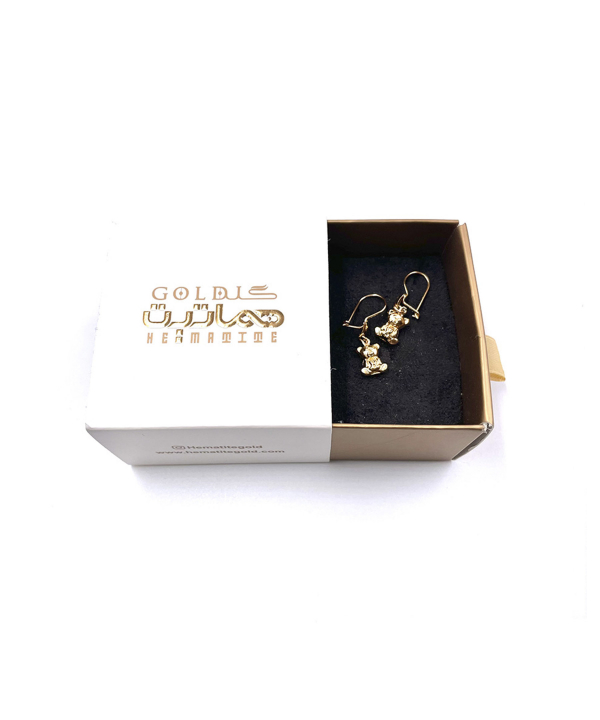 گوشواره کلیپسی هماتیت گلد Hematite Gold کد 131641