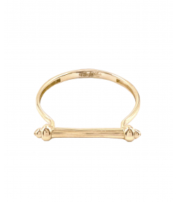انگشتر مینیمال آلیس هماتیت گلد Hematite Gold کد 132103