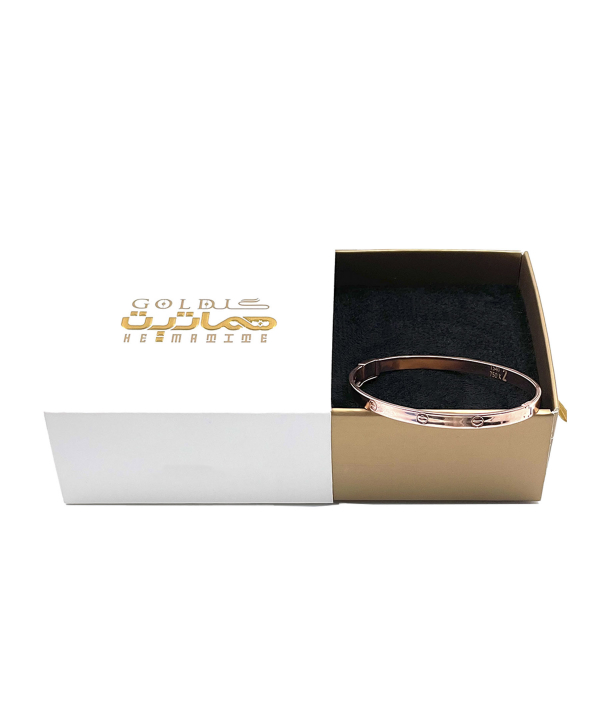 دستبند کارتیر پیچ رزگلد هماتیت گلد Hematite Gold کد 132138