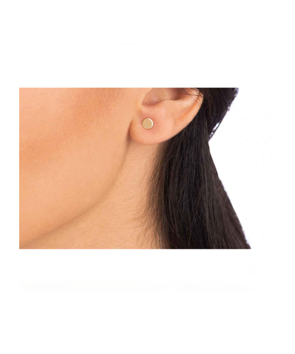 گوشواره طلا دایره کوچک پرسته Parasteh کد 67676