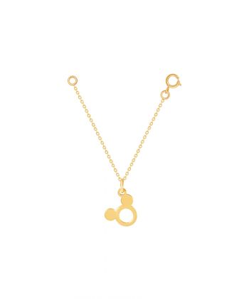 آویز ساعت طلا میکی پرسته Parasteh کد 58933