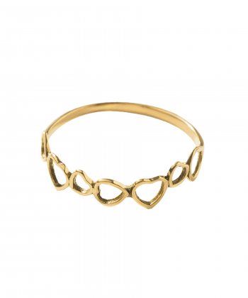 انگشتر طلا قلب مینوس پرسته Parasteh کد 161466